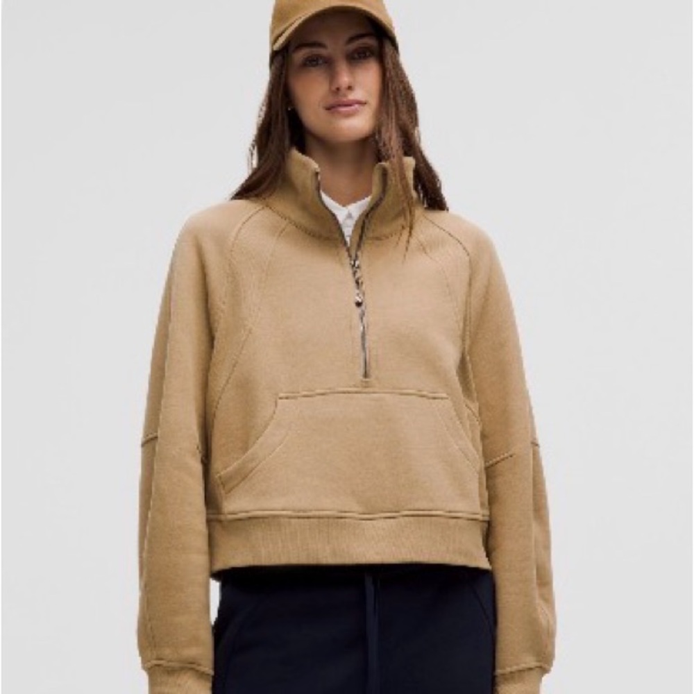 Lululemon Athletica Camel Fleece Pullover